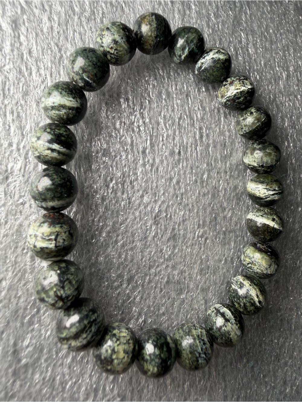 8MM Green Swiss Opal Natural Crystal Bracelet